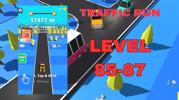 TRAFFIC RUN LEVEL 85 - LEVEL 87 - Gameplay Walkthrough (iOS,Android Gameplay) Traffic run gameplay