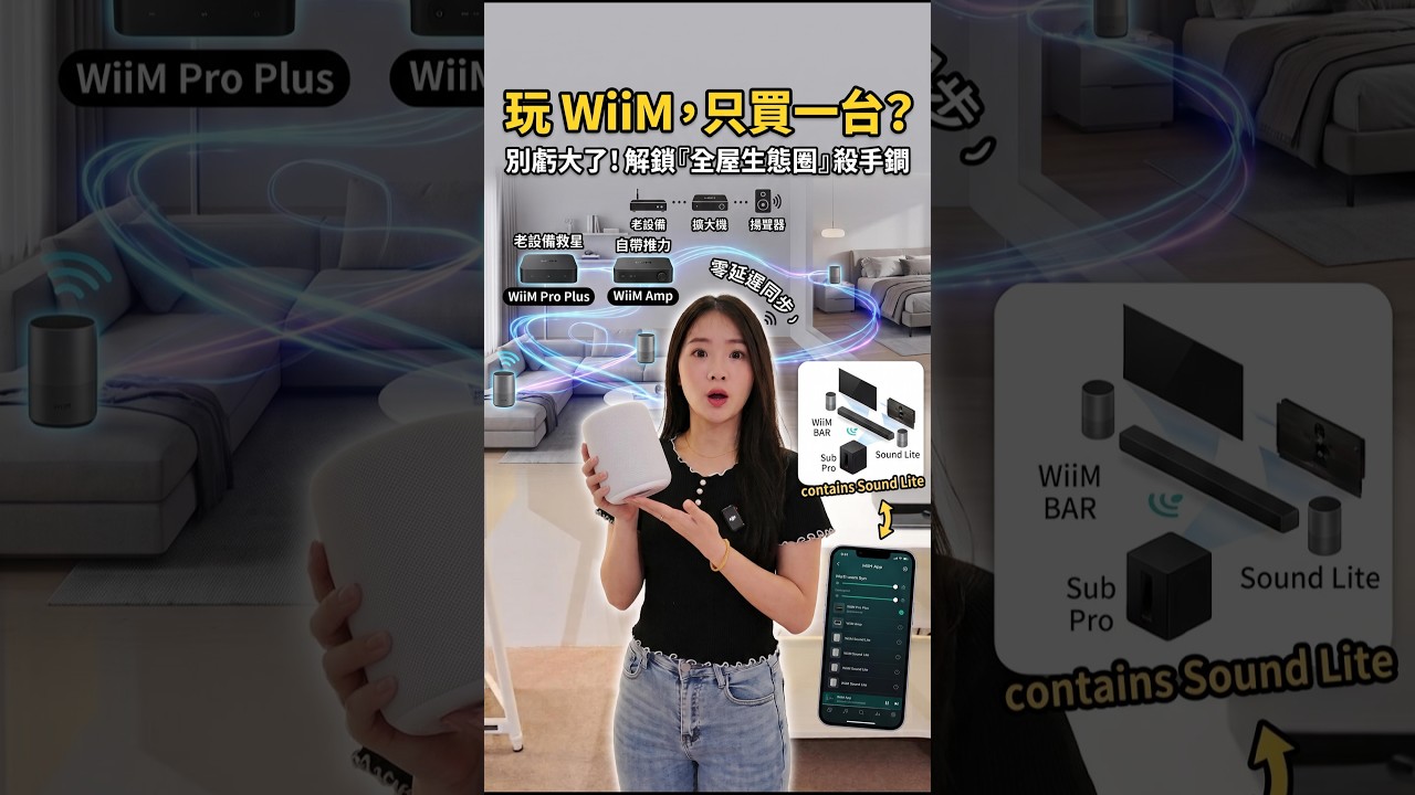 英格藍家居擁有最完整的 WiiM 商品陳列與實機展示,更是 全台唯一 WiiM品牌展示中心 縮圖