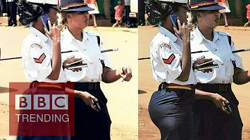 Too sexy for Kenya's police?