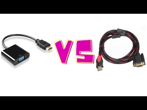 Video: Wat is een VGA-naar-HDMI-kabel?