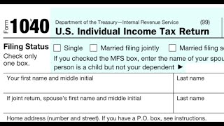 How to find the 2020 1040 individual income tax form online