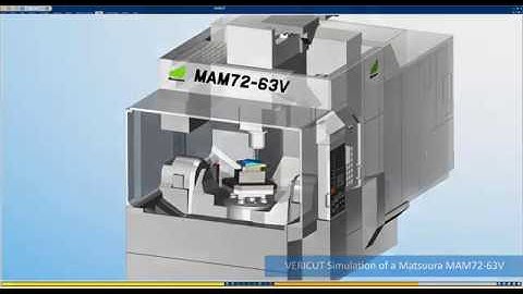 Matsuura Machine Tool CNC Simulation with VERICUT