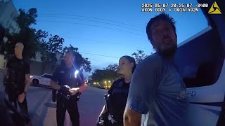 “Sitting on the Sidewalk Turned Into an Arrest — Sarasota Police Bodycam Footage”