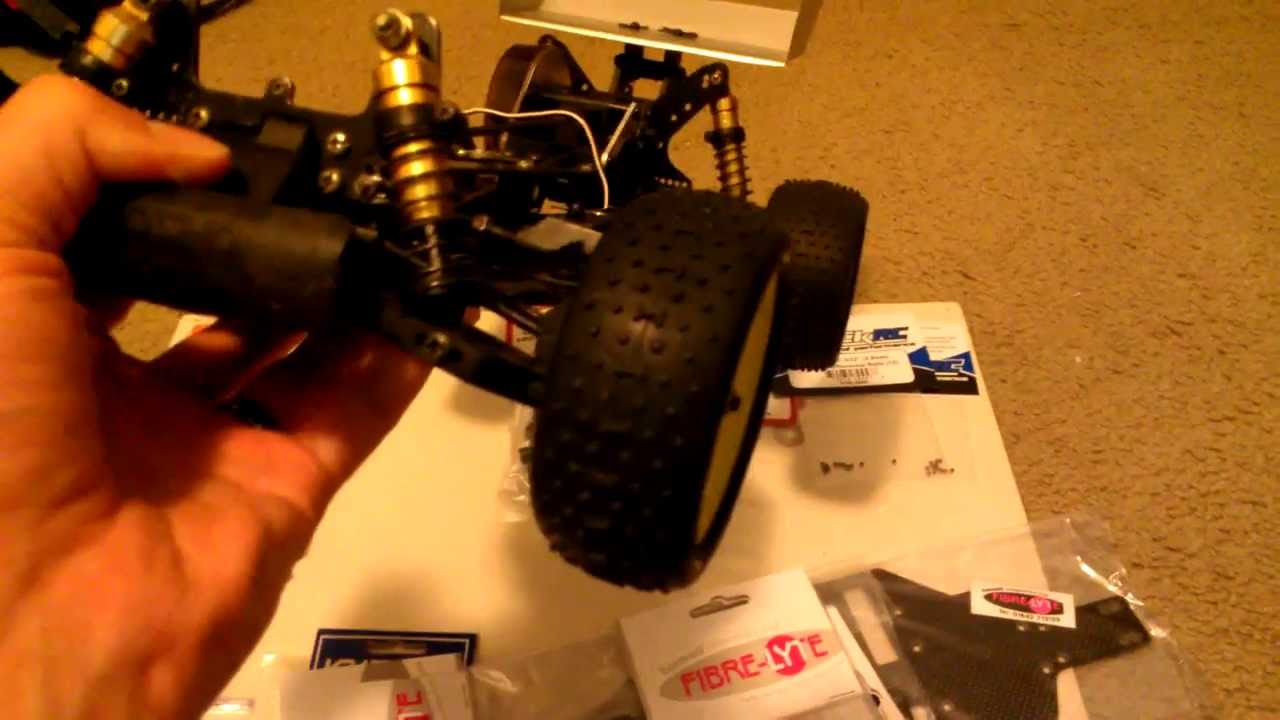 Vintage Kyosho Lazer ZX parts haul overview - YouTube