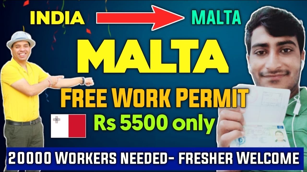 India To Malta 2022 Free Malta Work Permit From India How To Get A India To Malta 2022 Free Malta Work Permit From India How To Get A