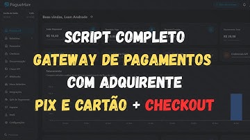 COMO CRIAR SEU PROPRIO GATEWAY DE PAGAMENTOS PIX E CARTÃO COM BIOMETRIA FACIAL COMPLETO