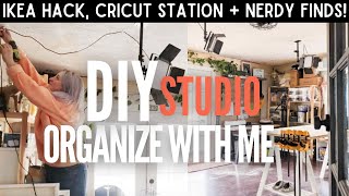 *EXTREME* DIY STUDIO ORGANIZATION |  I declutter, reorganize + refresh my entire creative space!