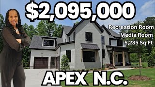 Luxury Model Home Tour| Apex N.C. | Over 5,000 Sq Ft.