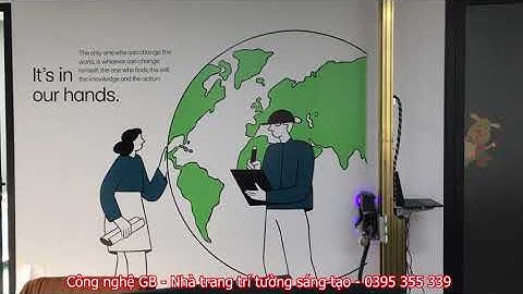 Ứng dụng công nghệ in phun mực UV Vẽ tranh tường trang trí văn phòng ĐỘC ĐÁO - ẤN TƯỢNG - HIỆN ĐẠI