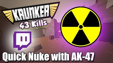 Krunker.io: Quick Tactical Nuke with AK/Triggerman (43 Kills)