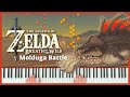 Molduga battle  the legend of zelda breath of the wild  piano cover  sheet music