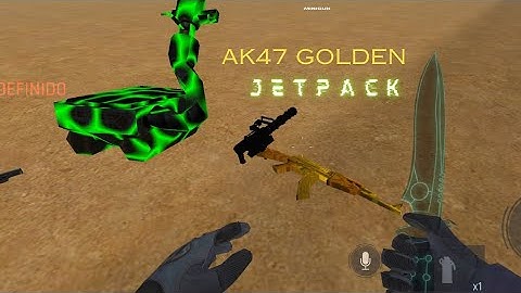 kontra multiplayer fps : minigun, Golden ak47, jetpack : tutorial : comandos