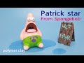 Making Patrick star with Polymer clay/Spongebob/뚱이 만들기