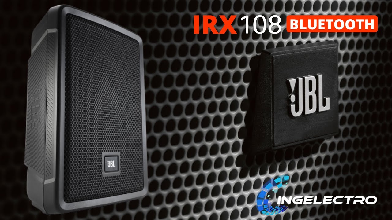  JBL - Altavoz portátil profesional serie IRX de 8 pulgadas con  alimentación y Bluetooth (IRX108BT). : Instrumentos Musicales