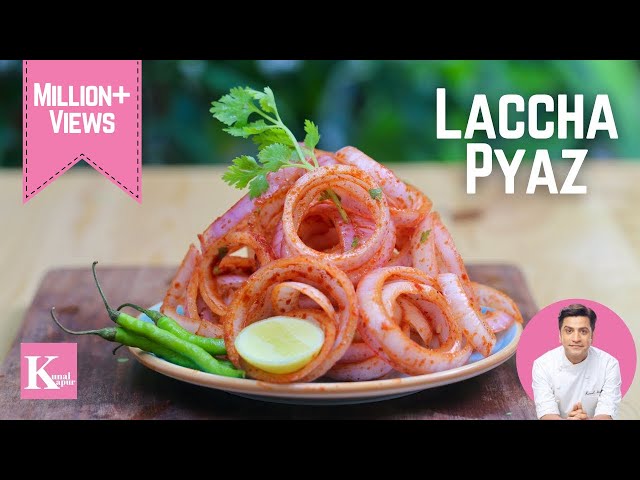 Dhaba Style Laccha Pyaz Recipe | Masala Pyaz | Chatpata Onion Salad | Kunal Kapur Restaurant Recipes class=