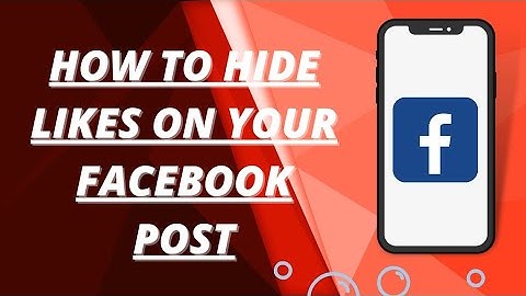 How to hide your likes on facebook posts