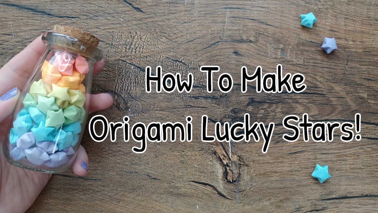 Sticky Note Origami - Lucky Star 