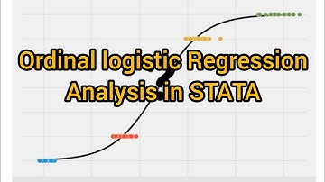 How to run ordinal logistic regression analysis in STATA 🥳
