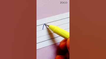 Cursive handwriting letter 