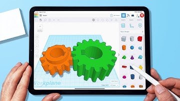 Modeling Gears on iPad | Tinkercad