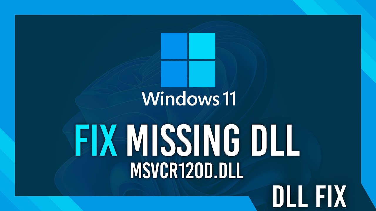 Fix msvcr120d.dll Missing Error | Windows 11 Simple Fix thumbnail