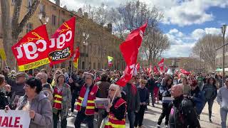 Les Aixois défilent dans la rue contre la réforme des retraites