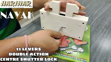 Harihar Nayak 12 Levers 2M.S. keys Double Turn centre shutter Lock
