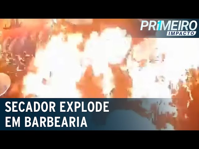 Dois homens morrem após explosão de secador em barbearia; vídeo, Mundo