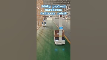 300kg payload warehouse delivery robot  #warehouseautomation  #agv  #amr #logistics #logistica