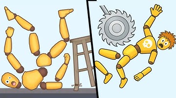 KICK & BREAK THE RAGDOLL vs RAGDOLL BREAK - All Levels Satisfying Mobile ASMR Games,Part#498.