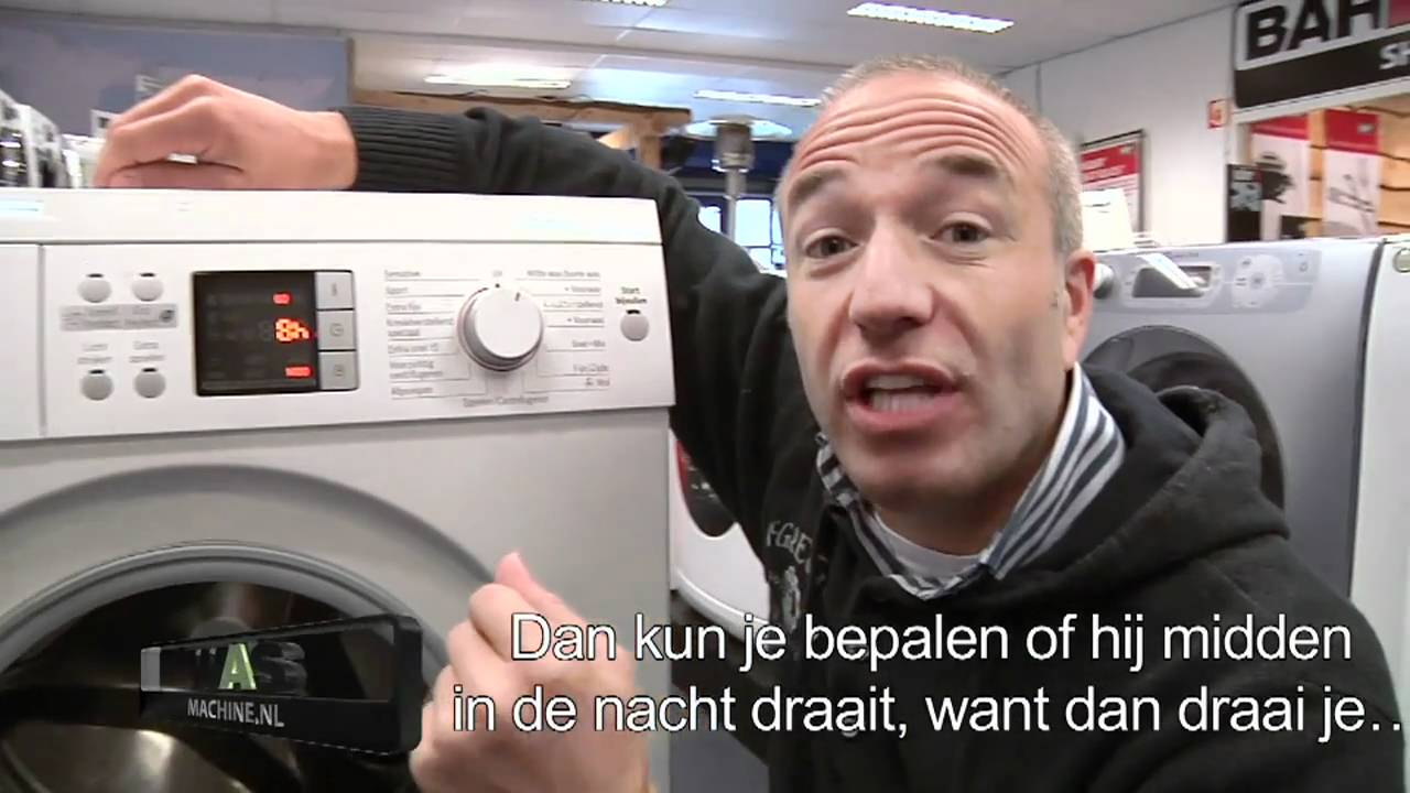 Bosch wasmachine avantixx 7. - YouTube