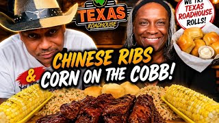 Sticky Chinese Ribs & Corn on the Cobb 😋🔥 | Trying Texas Roadhouse Rolls!