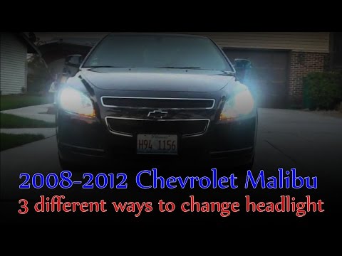 2011 Chevy Malibu: Ep 2 - 3 ways to change a headlight bulb