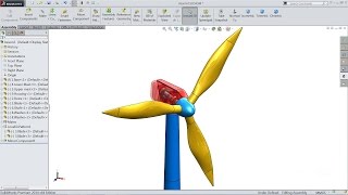 Solidworks tutorial | Sketch Wind Turbine in Solidworks