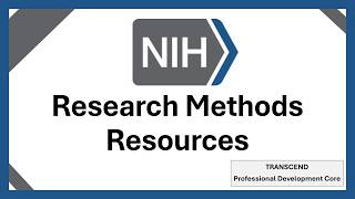 NIH Research Methods Resources