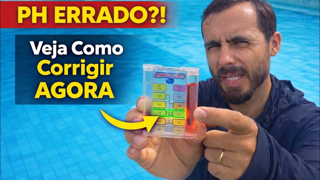 Como Medir e Corrigir o pH da Piscina (Passo a Passo Completo)