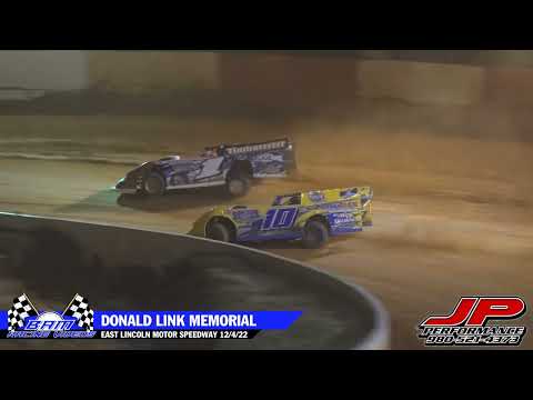 Blue Ridge Outlaw Late Model Feature - East Lincoln Motor Speedway 12/4/22