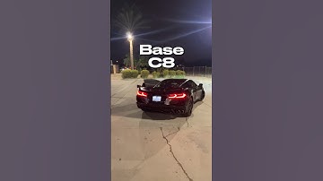 Base C8 vs Z51 corvette Exhaust sound
