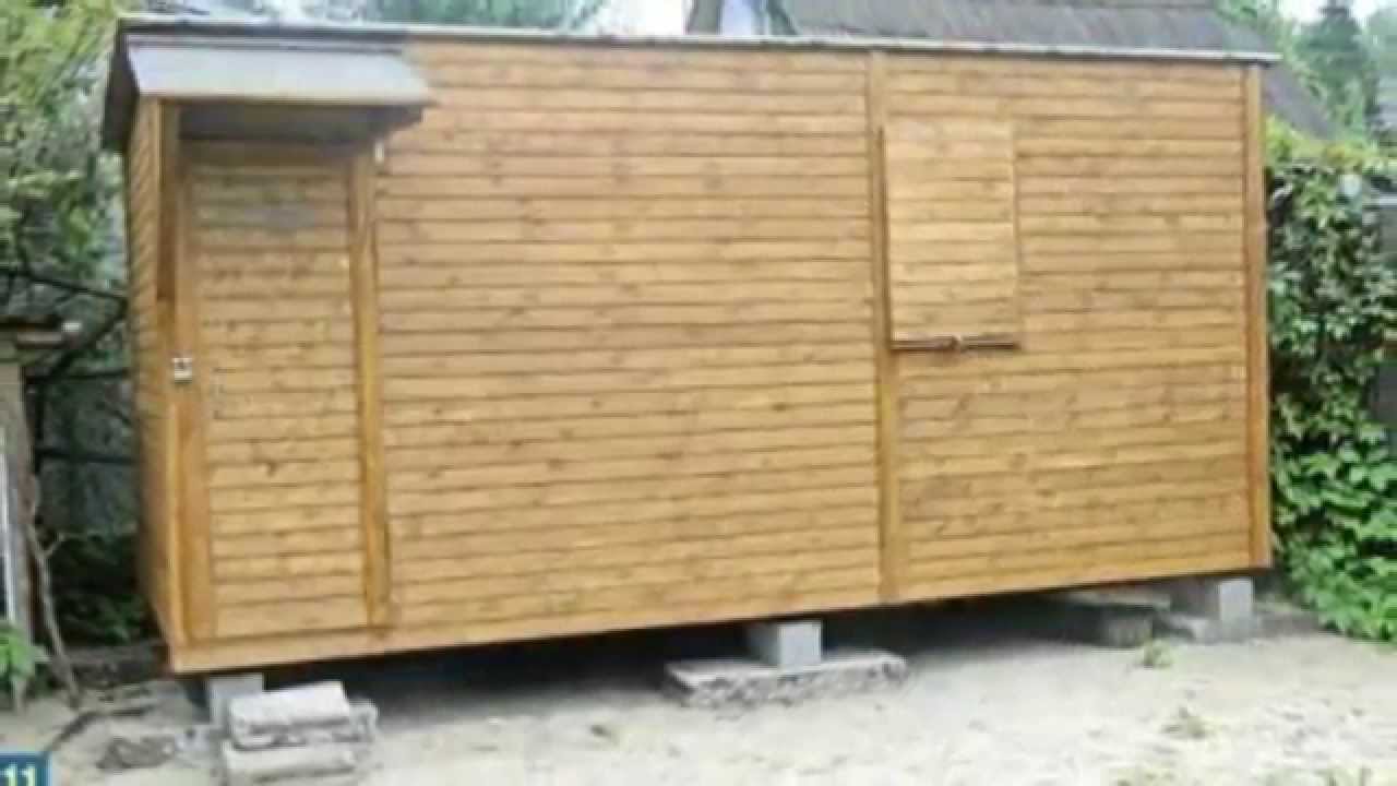 Gartenhaus selber bauen. gerätehaus selber bauen. youtube