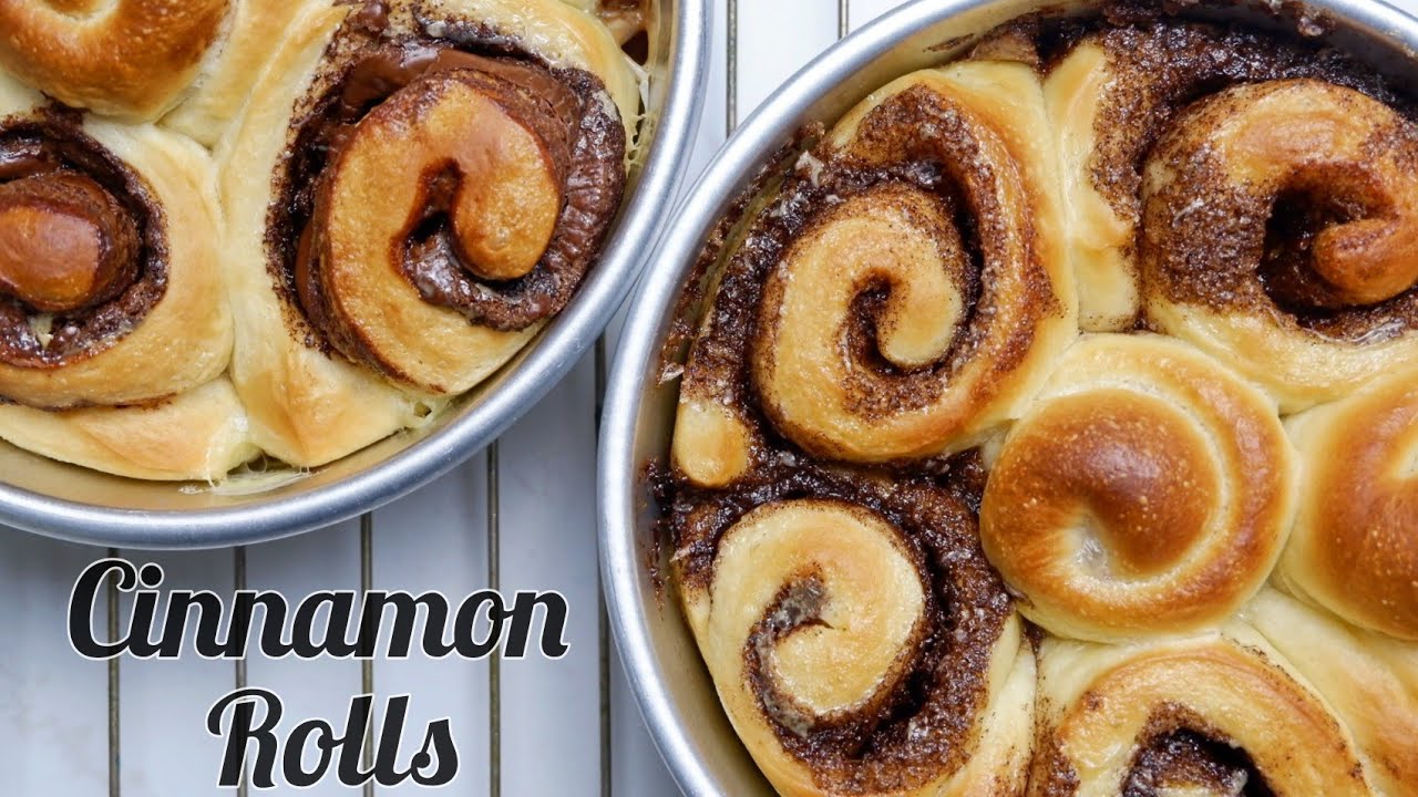 Soft Homemade Cinnamon Rolls | Roti Cinnamon Lembut - YouTube