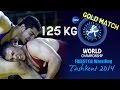 Gold Match - Freestyle Wrestling 125 kg - K. GHASEMI (IRI) vs T. AKGUL (TUR) - Tashkent 2014