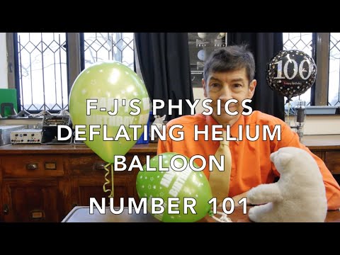 Video: Tömmar heliumballonger i kyla?
