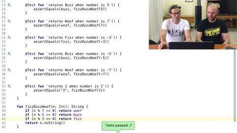 FizzBuzzWoof with Yorgos Saslis  using TCR at JCrete 2019