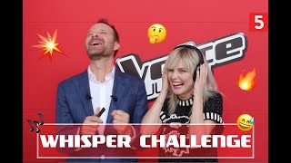Whisper Challenge | Mette Lindberg og Jacob Riising | Voice Junior