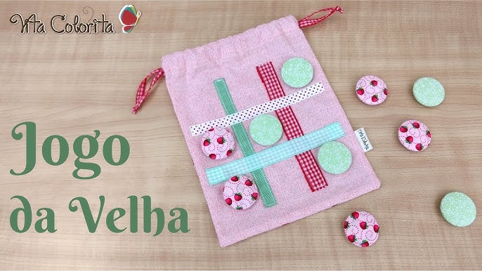 DIY Jogo da velha de feltro – Fashion Teen