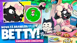 NOVA BRAWLER BETTY! TRIO do KIT e uma MECÂNICA INÉDITA- Analisando conceitos | Brawl Stars