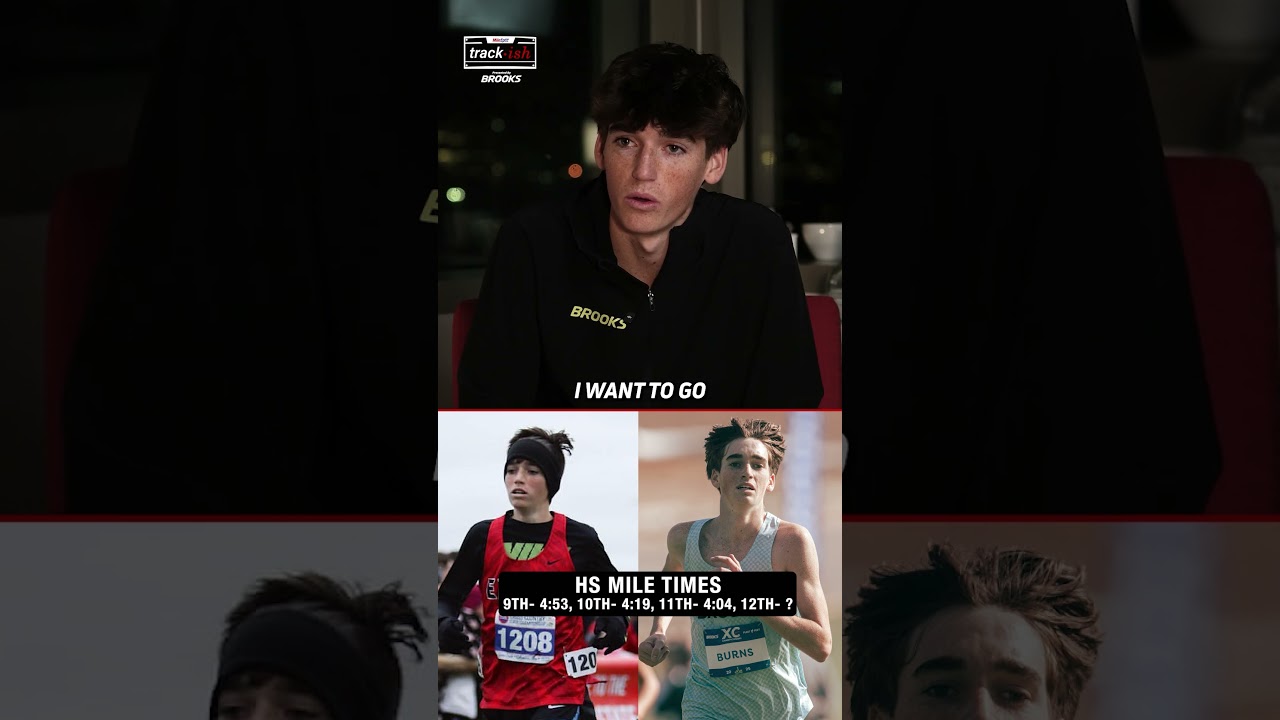 He started chasing sub-5. Now Brian Burns wants sub-4.