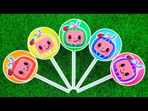 Some Lot's Of Big Lollipops | Satisfying Video Cocomelon Yummy Candies Baby Shark