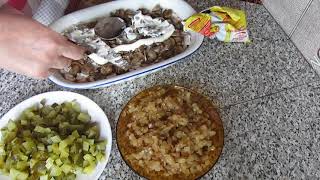 салат "вкусняшка" с корейской морковью салат "вкусняшка" с корейской морковью