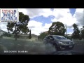 Driver cuts the corner in Greendale, VIC